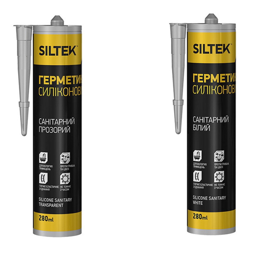 Siltek Герметик силіконовий санітарний Siltek Герметик силіконовий санітарний