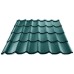 Металочерепиця KLEVERSTEEL Атланта 1200/1110 мм 0,45 мм RAL 6005