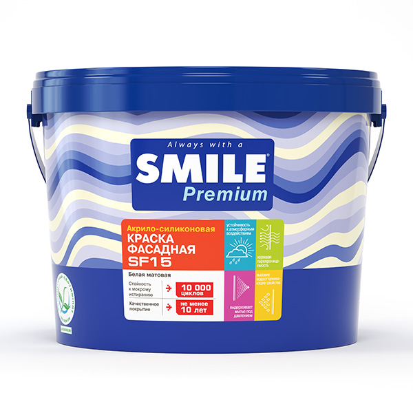 Фарба SF-15 фасадна акрило-силіконова