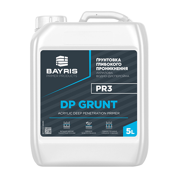 Ґрунтовка глибокого проникнення "DP Grunt" TM "Bayris"