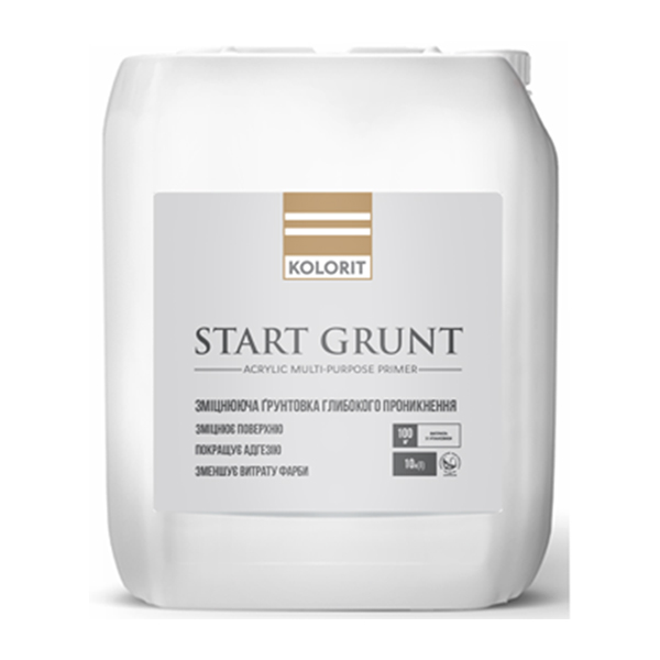 Kolorit Start Grunt ґрунтовка глибокого проникнення на акрилатній основі