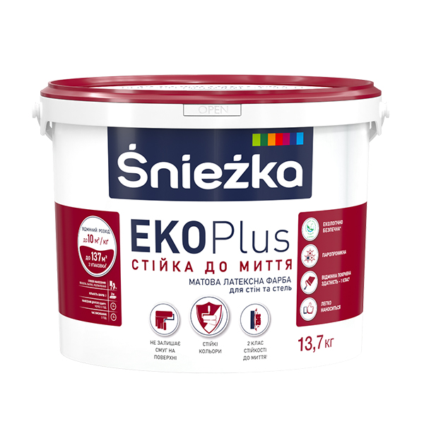 Фарба водно-емульсійна "Снєжка Еко Плюс"