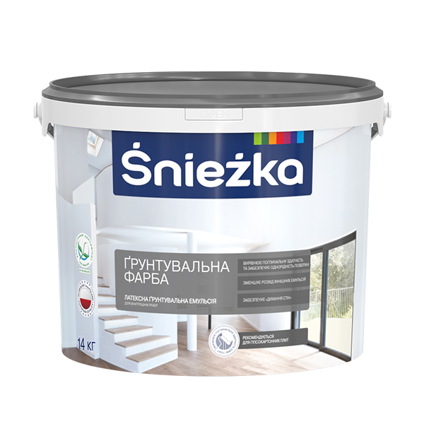 Фарба водно-емульсійна "Снєжка Грунтувальна фарба"