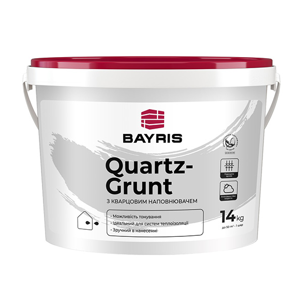 Ґрунтовка адгезійна акрилова «Quartz-grunt» ТМ "Bayris"