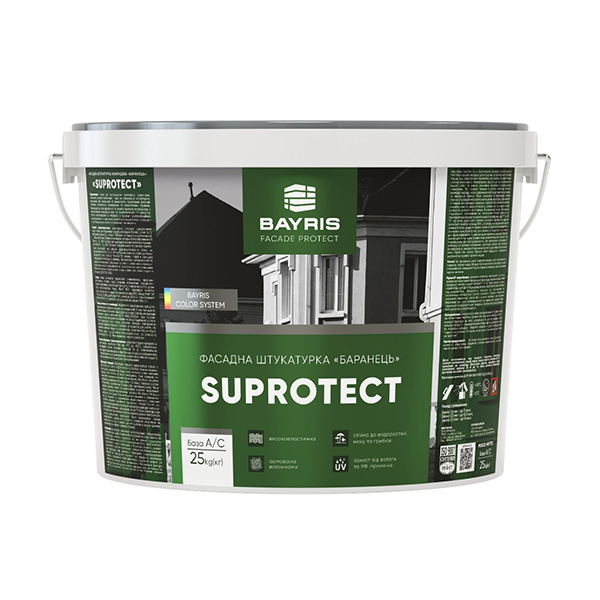 Штукатурка фасадна акрилова "Suprotect" TM "Bayris"